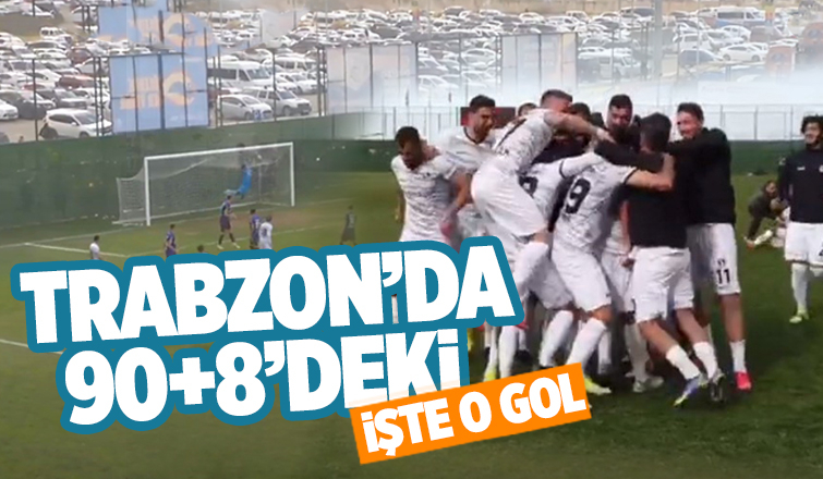İşte Trabzon'da 90+8'deki o gol