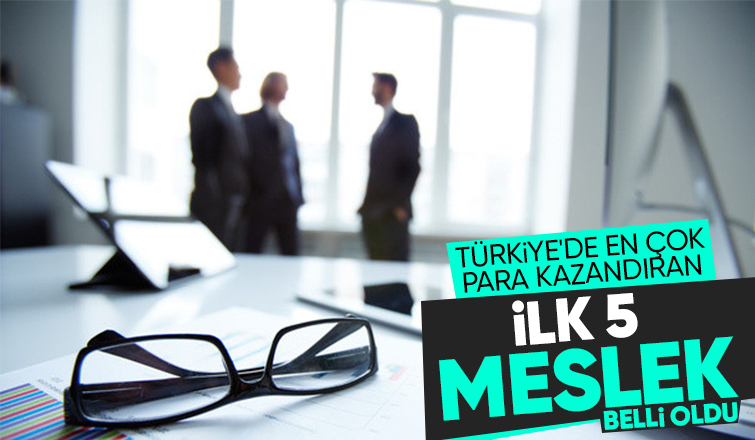 İşte Türkiye'nin en çok kazandıran meslekleri: