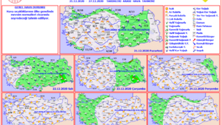 İşte yeni haftanın hava durumu tahmini