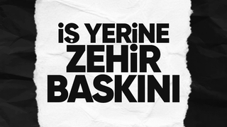 İşyerinde uyuşturucularla yakalandı