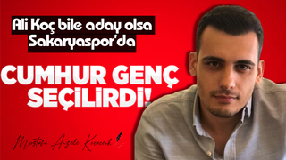 İyi ki de Cumhur Genç başkan olmuş...