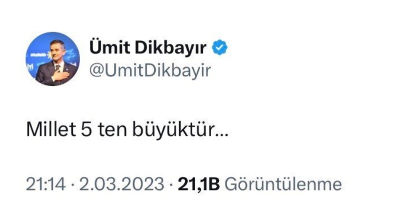 İYİ Partili Dikbayır o paylaşımını sildi