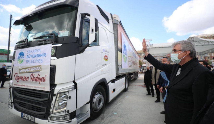 İyilik tırı Şırnak’a ulaştı