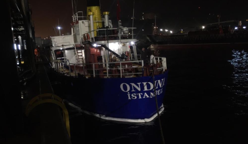 İzmit Körfezi'ni kirleten gemiye 2 milyon 380 bin lira ceza