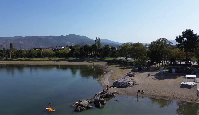 İznik Gölü’nde tehlikeli görüntü