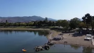 İznik Gölü’nde tehlikeli görüntü