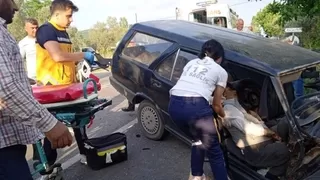 İznik yolunda feci kaza: 1 ölü, 2 yaralı