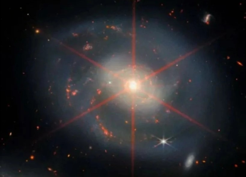 James Webb, ışık saçan bir galaksiyi görüntüledi