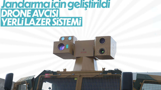 Jandarma Araca Monte Milli Lazer Sistemi tanıtıldı