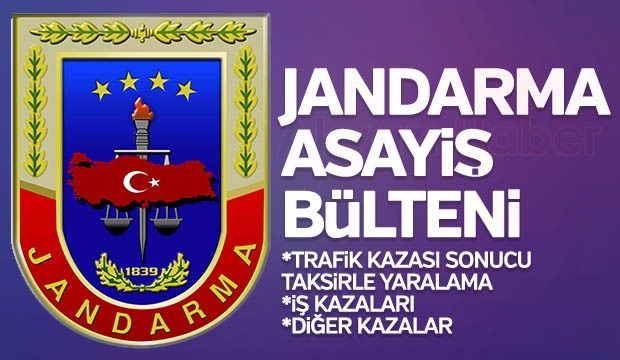 Jandarma bölgesinde bu olaylar oldu