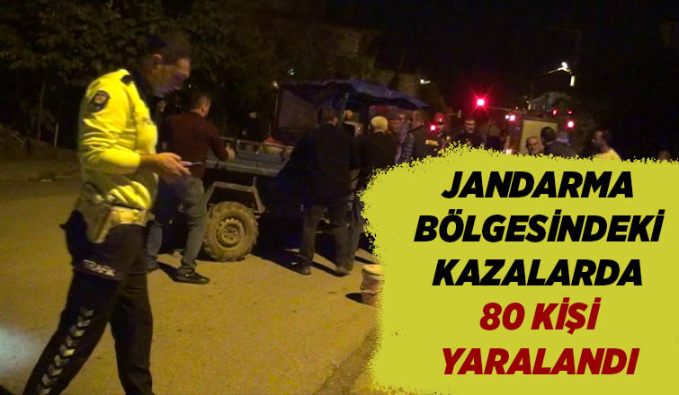 Jandarma ekim ayı trafik raporu