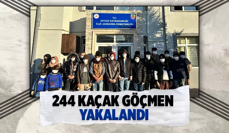 Jandarma yakalanan kaçak göçmen sayısını açıkladı