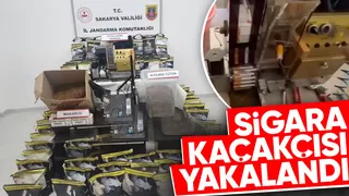 Jandarmadan kaçak sigara operasyonu