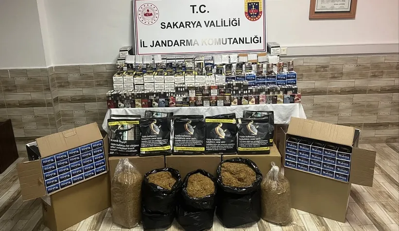 Jandarmadan kaçak tütün operasyonu