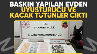 Jandarmadan kaçak tütün ve uyuşturucu operasyonu