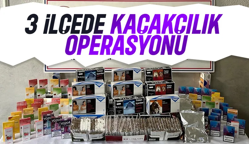 Jandarmadan kaçakçılık operasyonları