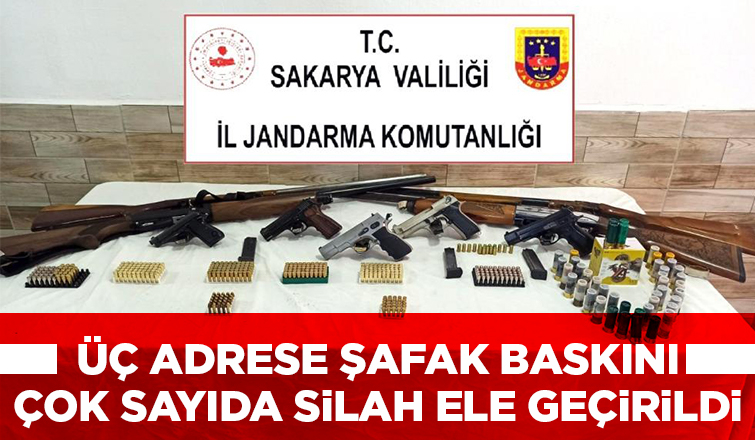 Jandarmadan şafak operasyonu: 3 gözaltı