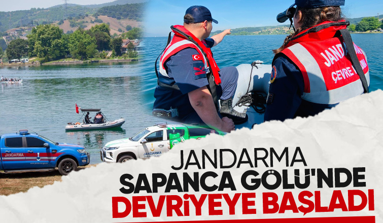 Jandarmadan Sapanca Gölü'nde denetim