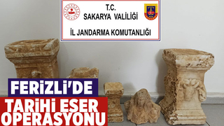 Jandarmadan tarihi eser operasyonu