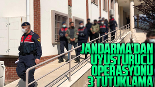 Jandarmadan uyuşturucu operasyonu: 3 Tutuklama