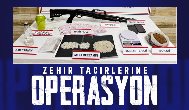 Jandarmadan uyuşturucu operasyonu