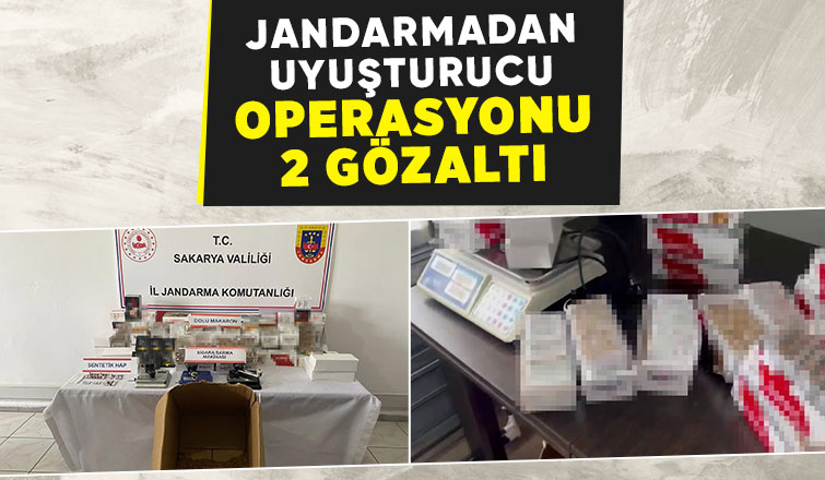 Jandarmadan uyuşturucu operasyonu