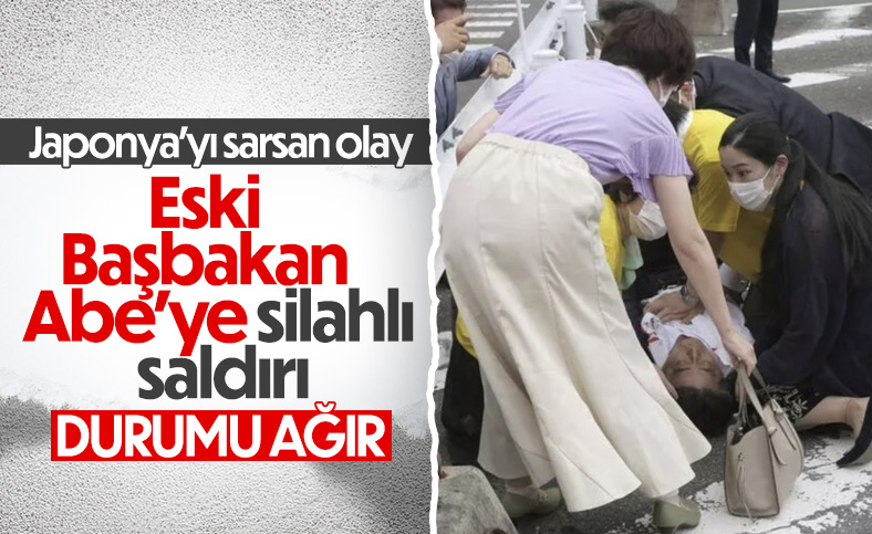 Japonya şokta; Eski Başbakanı Şinzo Abe vuruldu