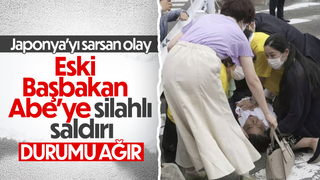 Japonya şokta; Eski Başbakanı Şinzo Abe vuruldu