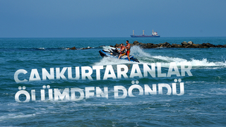 Jet-skili cankurtaranlar kaza yaptı