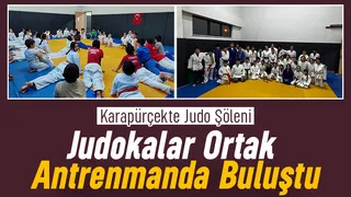 Judokalar Ortak Antrenmanda Buluştu