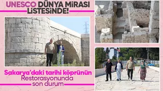 Justinianus Köprüsü'nde restorasyon sürüyor