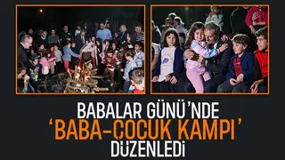 Kamp ateşini Başkan Yusuf Alemdar yaktı
