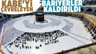 Kabe'de bariyerler kalktı