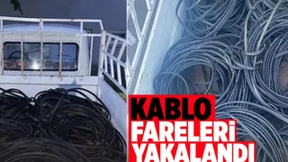Kablo hırsızı 3 kişi yakalandı