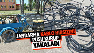 Kablo hırsızı aynı yere üçüncü kez gelince paketlendi
