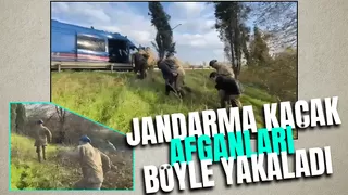 Kaçak Afganlar jandarmaya yakalandı