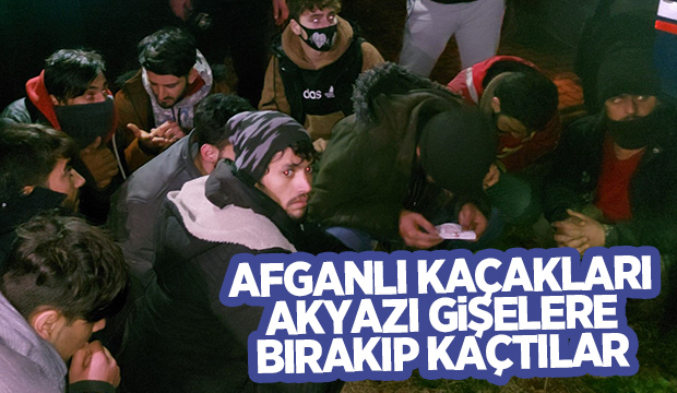 Kaçak Afganları Akyazı'ya bırakıp kaçtılar