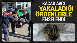 Kaçak avcı kaçamadı