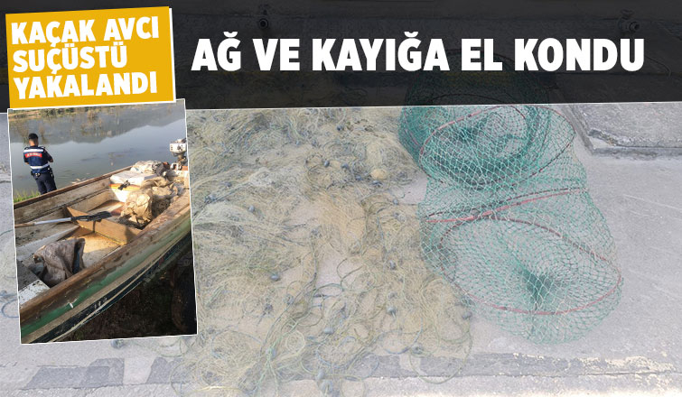 Kaçak avcıya suçüstü yapıldı