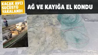 Kaçak avcıya suçüstü yapıldı