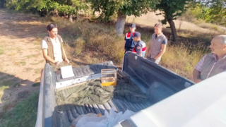 Kaçak doğa kuşu avına suçüstü