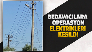 Kaçak kullandıkları elektrik kesildi