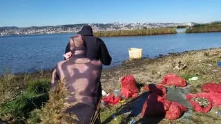 Kaçak midyecilere deniz polisi baskını