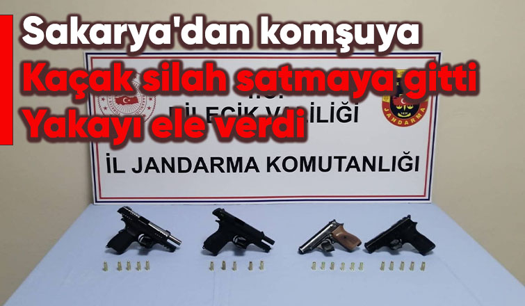 Kaçak silah ticaretine suçüstü