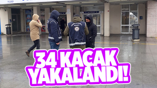Kaçaklara operasyon: 34'ü yakalandı