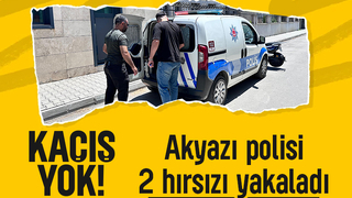Kaçamadılar! polis, aranan iki hırsızı yakaladı