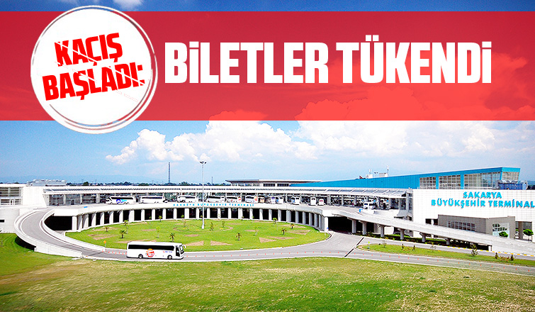 Kaçış başladı: Biletler tükendi