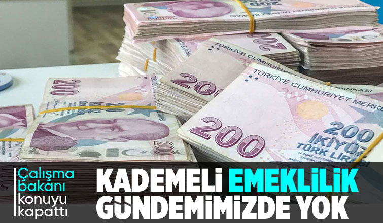 Kademeli emeklilik gelecek mi? Vedat Işıkhan'dan açıklama