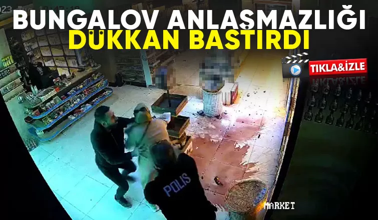 Kadın dükkanı birbirine kattı; İşte o anlar