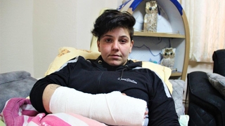 Kadın kurye trafikte dehşeti yaşadı